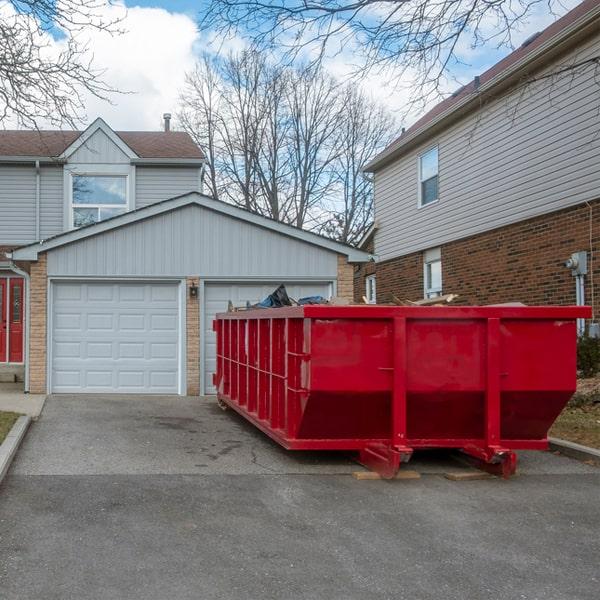 heavy duty dumpster for construction site